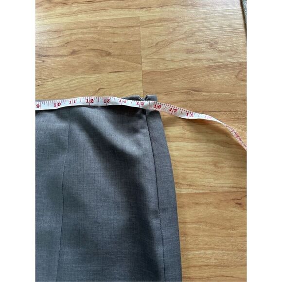 Evan picone women’s gray skirt suit jacket size 8 skirt size 6 - Picture 9 of 11